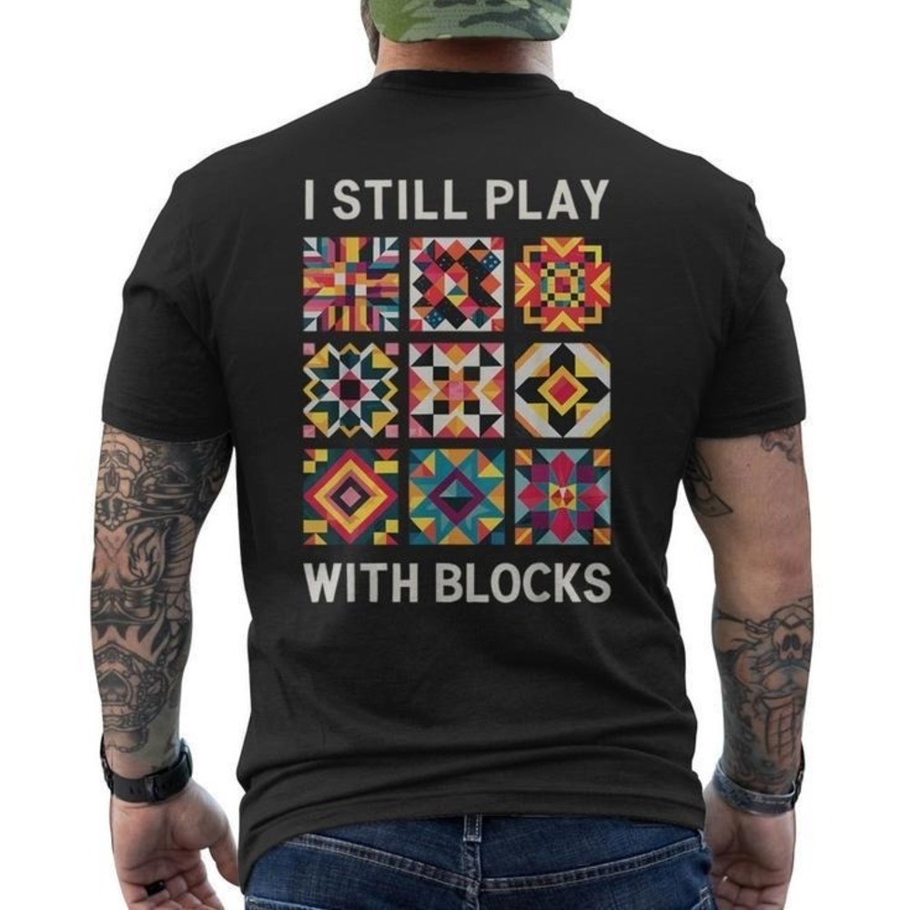 Quilting Blocks Funny Hobby Craft Graphic Unisex T-Shirt